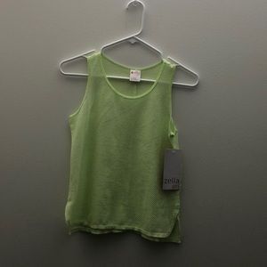 Zella girl mesh workout tank top